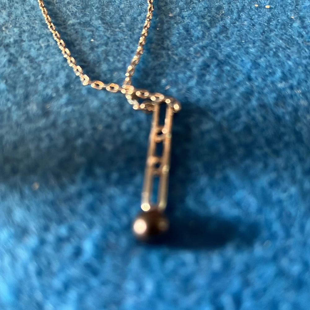Vantel pearls twilight link necklace